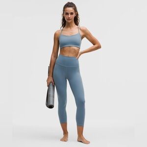 Lululemon Align Crop Leggings Chambray Size 4